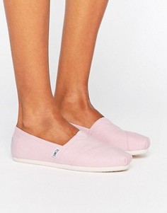 Классические розовые туфли на плоской подошве TOMS - Розовый