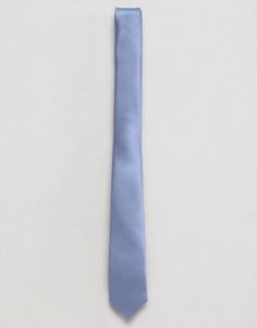 Узкий синий галстук ASOS - Синий