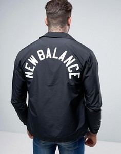 Черная спортивная куртка New Balance MJ71529_BK - Черный