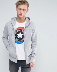 Худи серого цвета Converse Essentials Luxe 10000655-A07 - Серый