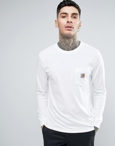 Лонгслив с карманом Carhartt WIP - Белый