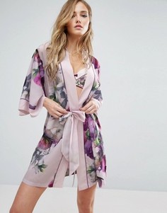 Кимоно с цветочным принтом Ted Baker Sunlit - Фиолетовый