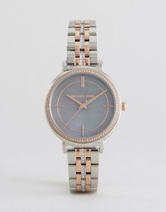 Часы из разных металлов Michael Kors Cinthia - Серебряный