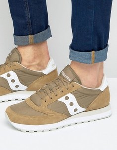 Светло-коричневые кроссовки Saucony Jazz Original S2044-382 - Рыжий