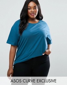 Oversize-туника ASOS CURVE - Синий