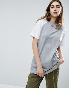 Футболка с контрастной отделкой ASOS - Мульти