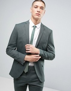 Супероблегающий пиджак Selected Homme - Зеленый