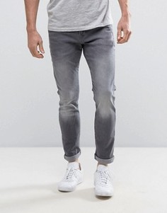 Серые выбеленные джинсы скинни Esprit - Серый