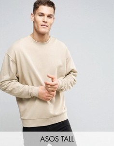 Бежевый оversize-свитшот ASOS TALL - Бежевый