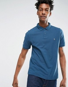 Футболка-поло узкого кроя из ткани пике Original Penguin Winston - Синий