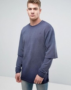Двухслойный свитшот Jack &amp; Jones - Черный
