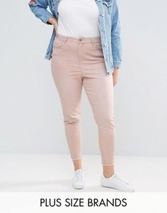 Цветные джинсы скинни New Look Plus - Розовый