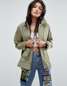 Выбеленная куртка ASOS - Зеленый