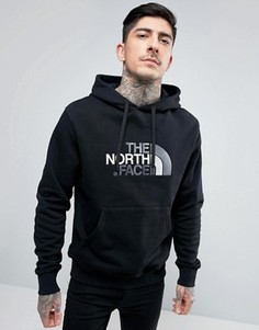 Черный худи с большим логотипом The North Face Drew Peak - Черный