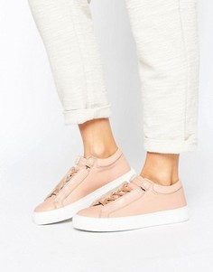 Светло-коричневые кожаные кроссовки K-Swiss Premium Novo Demi - Бежевый