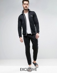 Черные джоггеры классического кроя с манжетами BOSS Black By Hugo Boss - Черный