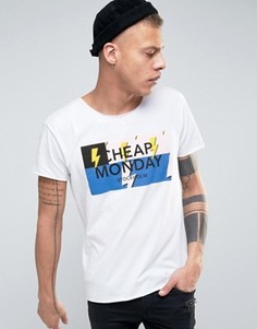 Футболка с принтом Cheap Monday - Белый
