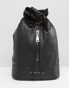 Объемный рюкзак с молнией Claudia Canova - Черный