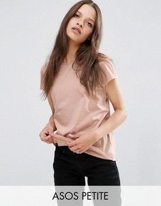 Футболка с круглым вырезом ASOS PETITE The Ultimate - Бежевый