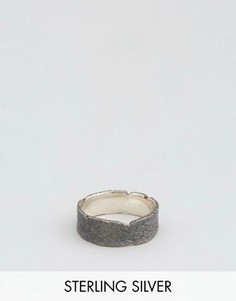 Кольцо из окисленного серебра ASOS Sterling - Серебряный