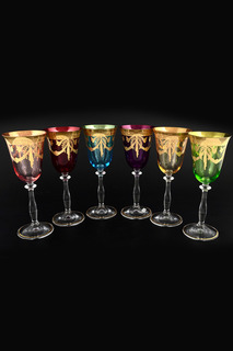 Набор бокалов для вина 185 мл Bohemia