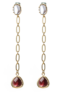 Серьги "Аметист" Beatrici Lux