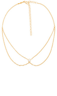 1 cz selena necklace - Jacquie Aiche