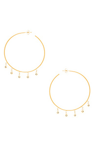Cz shaker hoop earrings - Jacquie Aiche