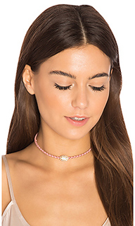 Oval moonstone braided choker - Jacquie Aiche