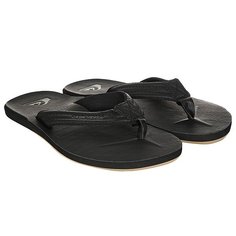 Вьетнамки Quiksilver Carver Nubuck Solid Black