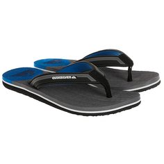 Вьетнамки Quiksilver Molokai New Wav Black/Grey/Blue