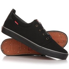 Кеды кроссовки низкие Levis Justin Low Lace Regular Black Levis®