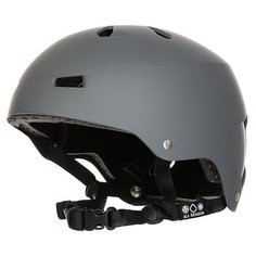 Шлем для сноуборда Bern Macon Matte Grey Distressed Logo