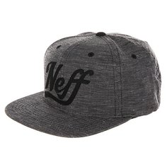 Бейсболка с прямым козырьком Neff Nephew Cap Black