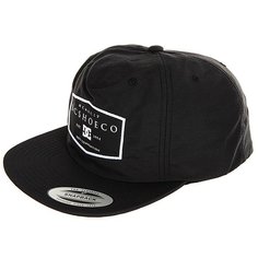 Бейсболка с прямым козырьком DC Shoes Spidal Black