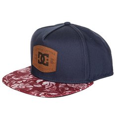 Бейсболка с прямым козырьком DC Regal Dark Indigo