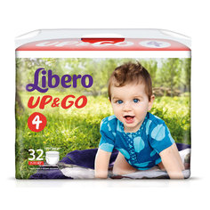 Трусики Libero Up&amp;Go, Maxi 7-11кг (4), 32 шт.