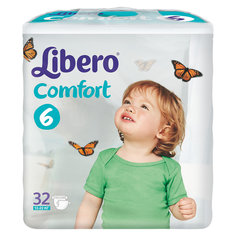 Подгузники Libero Comfort, XL 12-22 кг (6), 32 шт.
