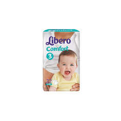 Подгузники Libero Comfort, Midi 4-9 кг (3), 22 шт.