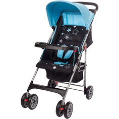 Прогулочная коляска C5100, Geoby, синяя с черным