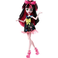 Неоновая монстряшка Дракулаура из серии "Под напряжением", Monster High Mattel
