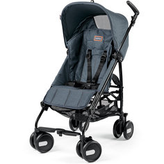Коляска-трость Pliko Mini с бампером, Peg-Perego, Blue Denim