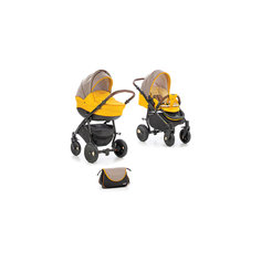 Коляска 2 в 1 ZIPPY ORBIT, TUTIS, бежевый/желтый/терракотовый кант