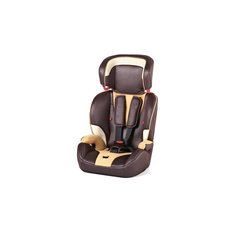 Автокресло CS906F-W4CC 9-36 кг., Geoby, коричневый с бежевым
