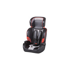 Автокресло CS906F-W4HH 9-36 кг., Geoby, черный с серым и красным