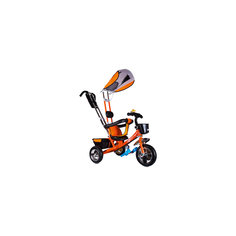 Трехколесный велосипед "Бронз Люкс", оранжевый, Zilmer