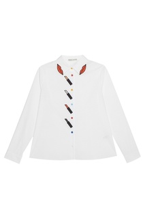 Хлопковая блузка Alice + Olivia