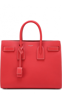 Сумка Sac De Jour Small с контрастной прострочкой Saint Laurent