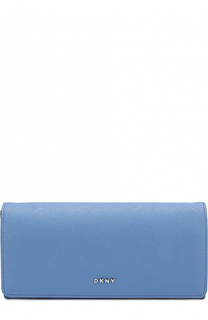 Кожаное портмоне с клапаном DKNY