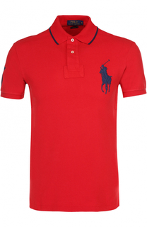 Хлопковое поло с короткими рукавами Polo Ralph Lauren